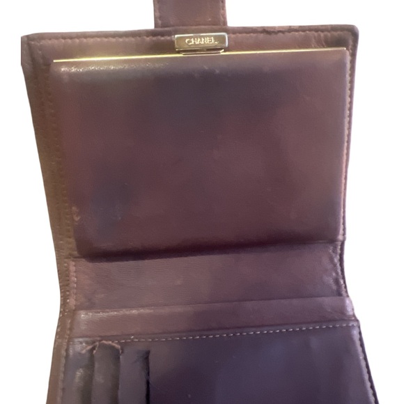 🔥🔥Chanel mocha compact wallet vintage🔥🔥 - Picture 6 of 11